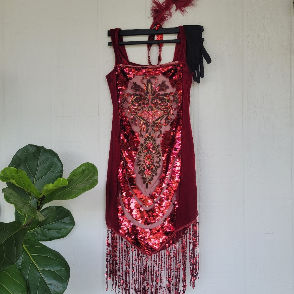 Flapper girl Halloween costume